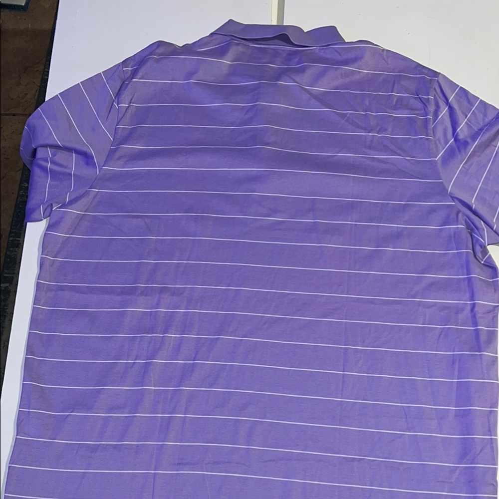 Polo by Ralph Lauren Purple Striped Polo Shirt XL - Picture 6 of 6
